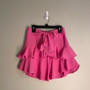 pink skirt